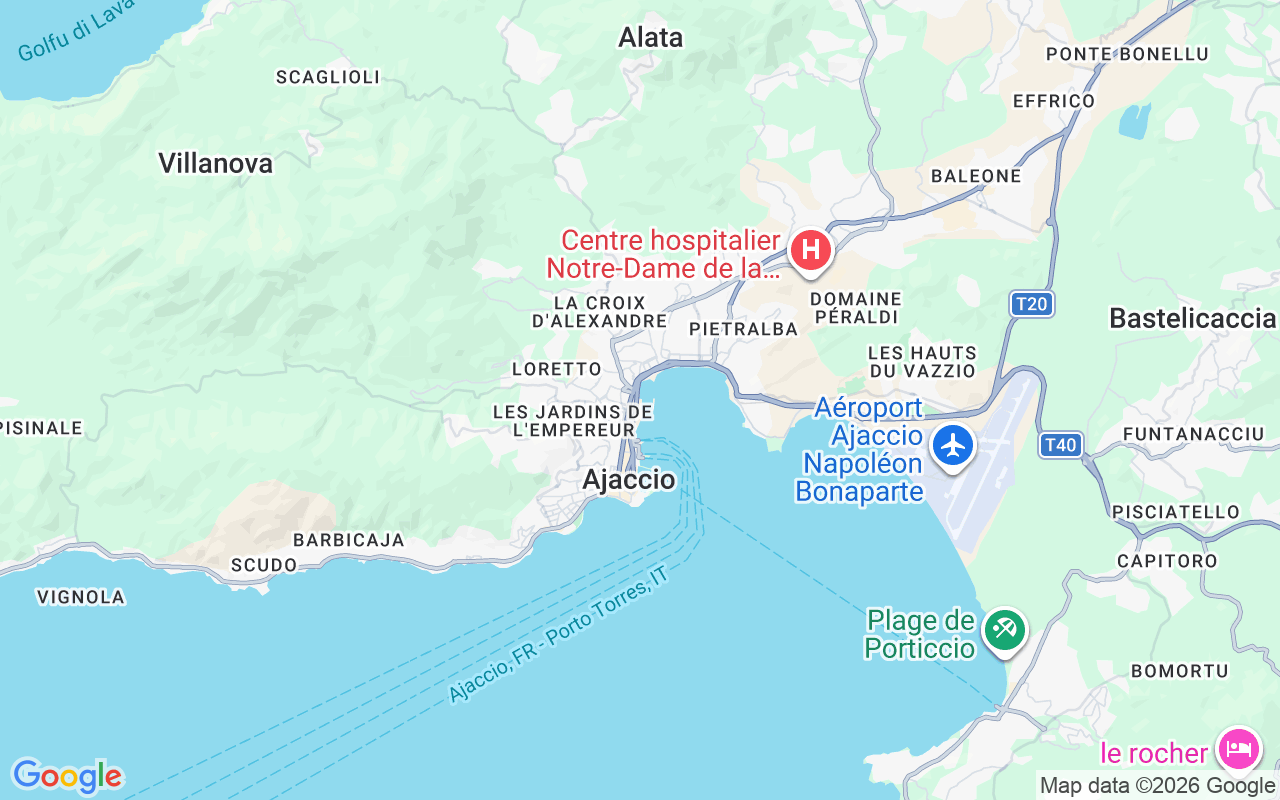 De locatie van Zeilboot: Port Charles Ornano, Ajaccio