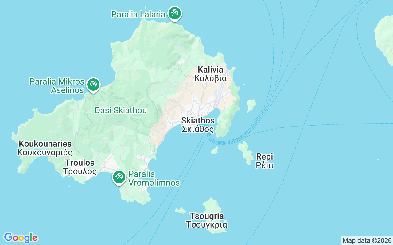 Location of the Sailboat: Skiathos Port, Skiathos