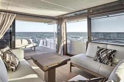 Luxury Prestige X60 Power Mega Yacht Rental in Cote d'Azur, France