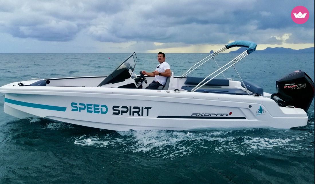 Bateau à moteur Axopar 22 200cv