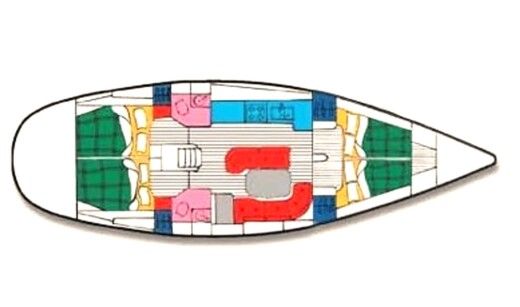 Sailboat Beneteau Oceanis 46 Boat design plan