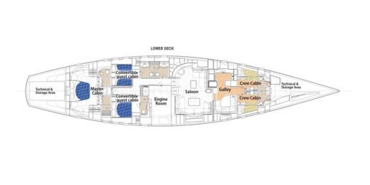 Sail Yacht Alloy Yachts Custom boat plan