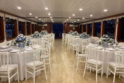 Luxury motor yacht for 120 people B2