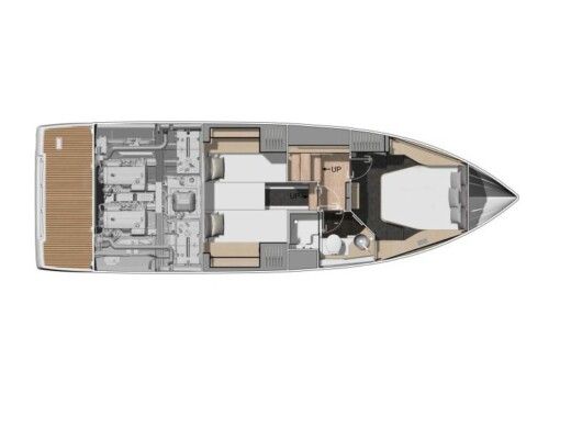 Motorboat Jeanneau DB 37 Boat layout