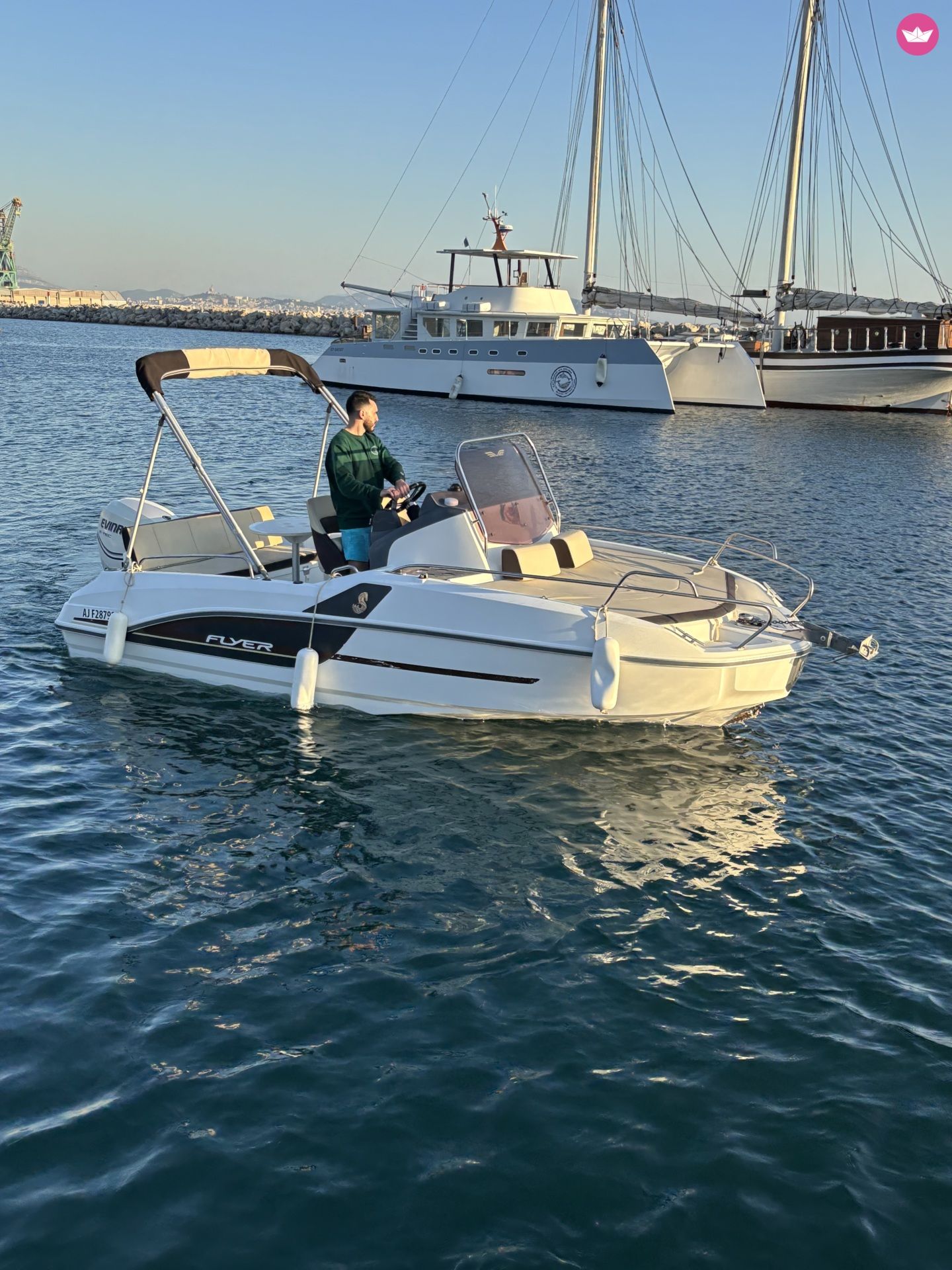 Bateau à moteur Beneteau Flyer 550 sundeck 130cv