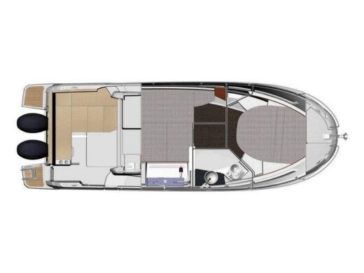 Motorboat Merry Fisher 895 boat plan