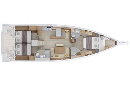 Location Voilier  Oceanis 52 (owner version) Split