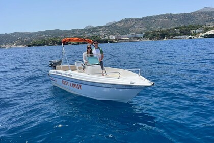 Rental Boat without license  OLYMPIC 490cc Agia Pelagia