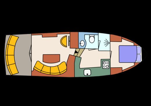 Motorboat Menora Elite Smelne kruiser 1250 OK Boat design plan