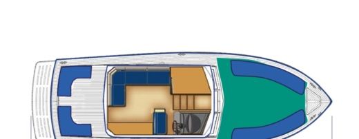 Motorboat Yate Cantiere Navale Yate Sciallino Boat layout