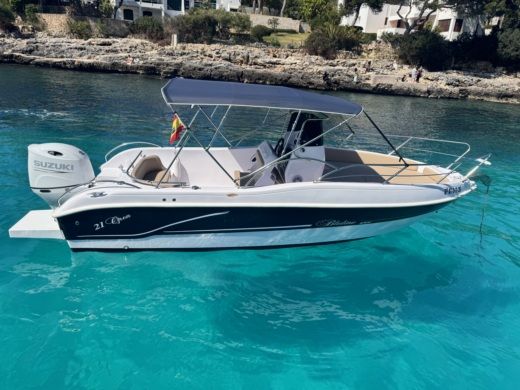 Motorboat Blueline 21 open Plano del barco