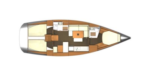 Sailboat  DUFOUR 405 Boat design plan