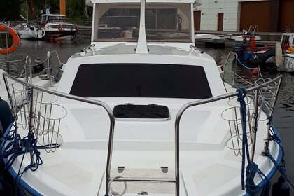 Spacerowy jacht motorowy, houseboat,  na Pętlę Żuławską, Zalew Wiślany i Jeziorak