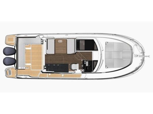 Motorboat  Merry Fisher 1095 Plattegrond van de boot