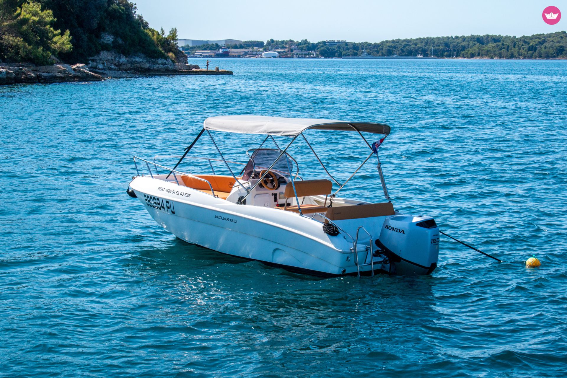 Bateau à moteur Prua al Vento Jaguar 6.0 150cv 5