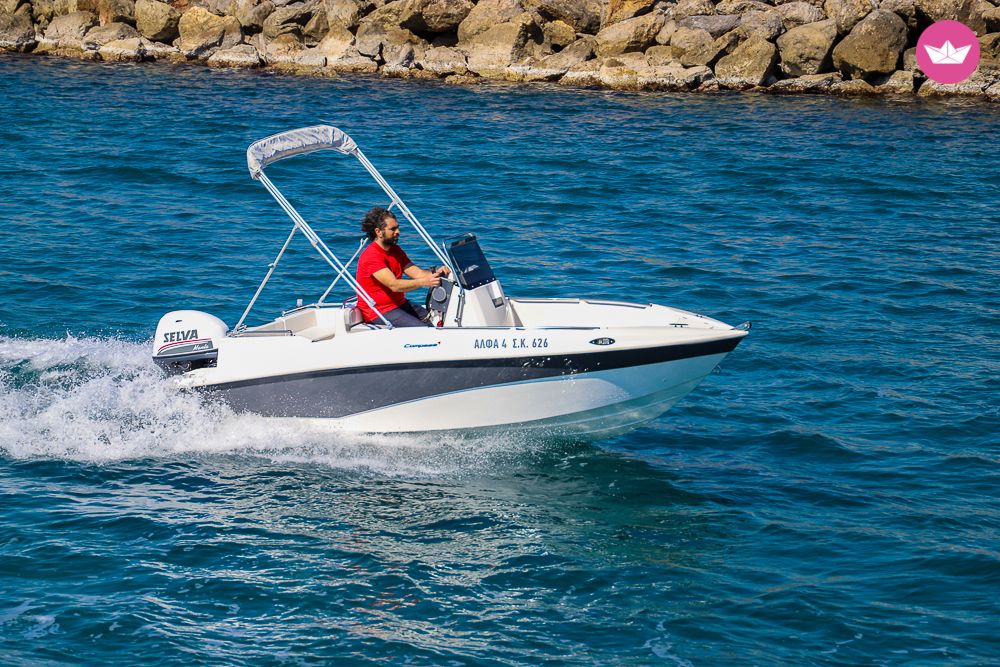 Bateau sans permis Compass 150cc 30cv 4