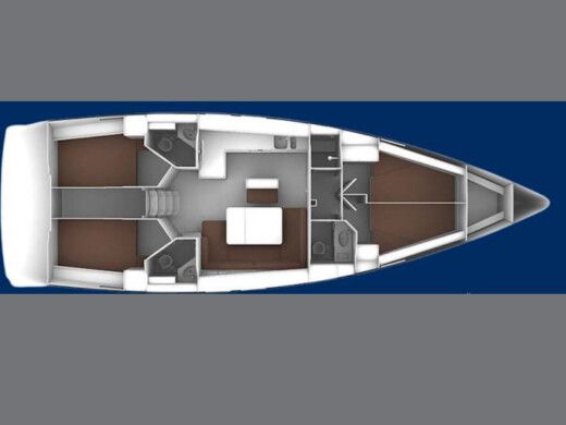 Sailboat  Bavaria Cruiser 46 Boat design plan