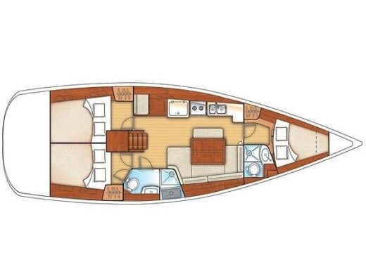 Sailboat  Beneteau Oceanis 40 Tigre Boat design plan