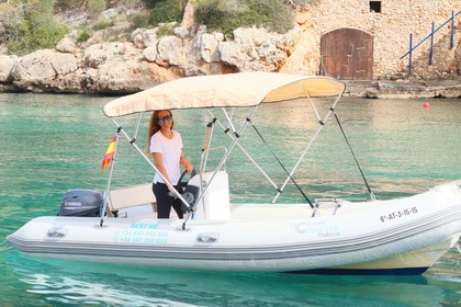Rental Boat without license  Caribe 15 Cala Figuera