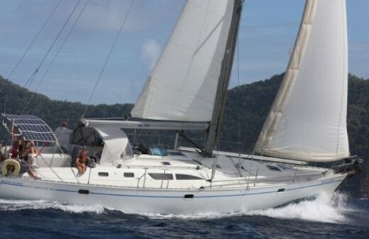 Sejlbåd i Le Marin
