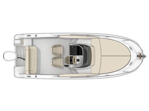 Motorboat Sessa Key Largo 20 Plattegrond van de boot