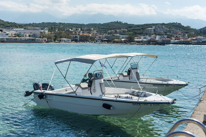 Hyra båt Båt utan licens  KRETA MARE 5,50 Walkaround Almyrida