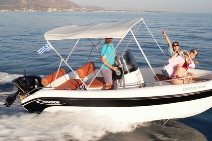 Rental Boat without license  Poseidon Blu Water 170 Stalida