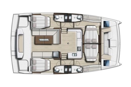 Catamaran Bali - Catana Catspace 4.0 boat plan