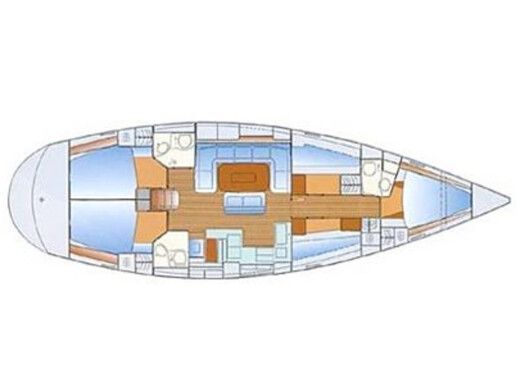 Sailboat Bavaria 50 Cruiser Boat design plan