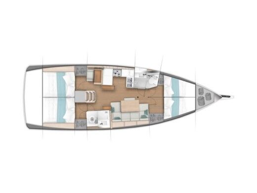 Sailboat Jeanneau Sun Odyssey 440 Boat design plan