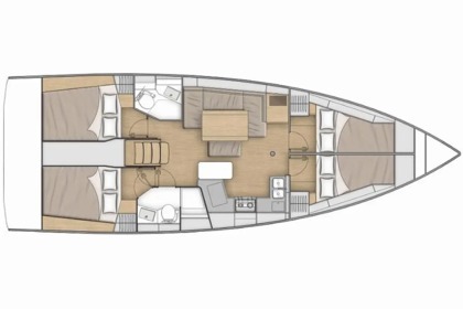 Hyra båt Segelbåt  Beneteau Oceanis 40.1 Split