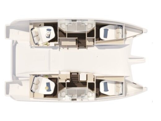 Catamaran  FP 44 boat plan