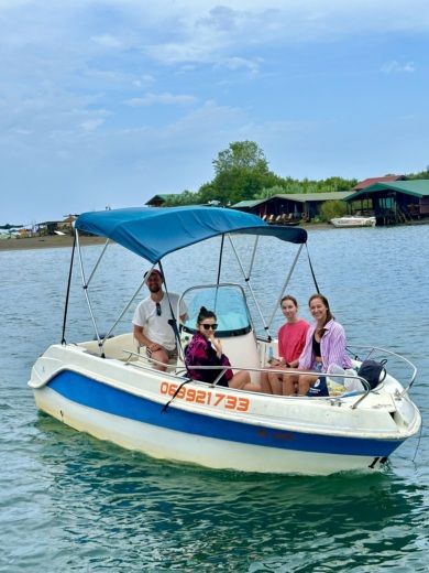 Ulcinj Motorboat Ada bojana Poseidon alt tag text