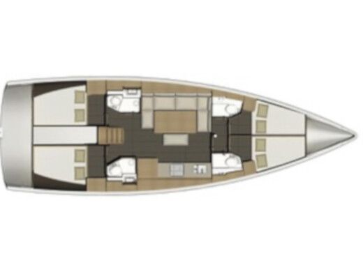 Sailboat Dufour Dufour 460 Grand Large Boat layout