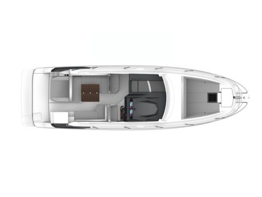 Motorboat Beneteau Gran Turismo 36 Plattegrond van de boot