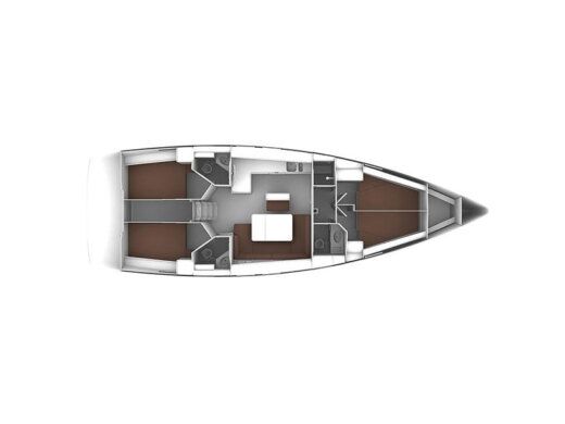 Sailboat BAVARIA 46 boat plan