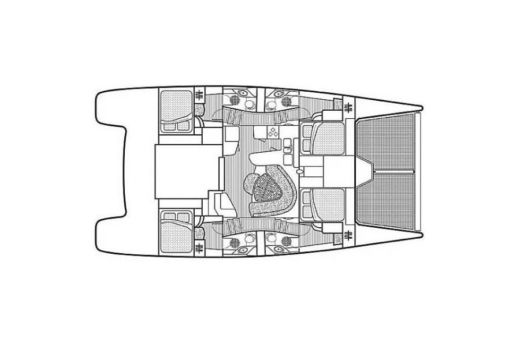 Catamaran Robertson & Caine Leopard 47' Boat design plan