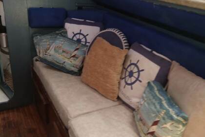 A CLASSIC JEANEAU 41 FEET SAILING BOAT IN GREECE