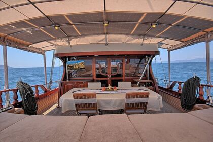 Rent this impressive gulet for up to 6 persons