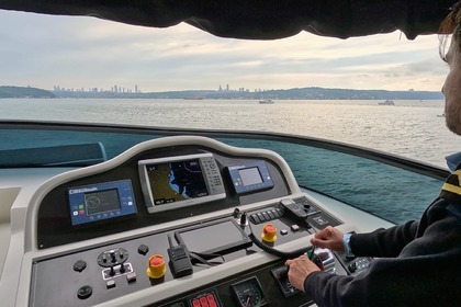 Custom 35 Meters Ultra Luxury Yacht With Her Wide Design Available For Your Great Cruising in İstanbul Bosporus