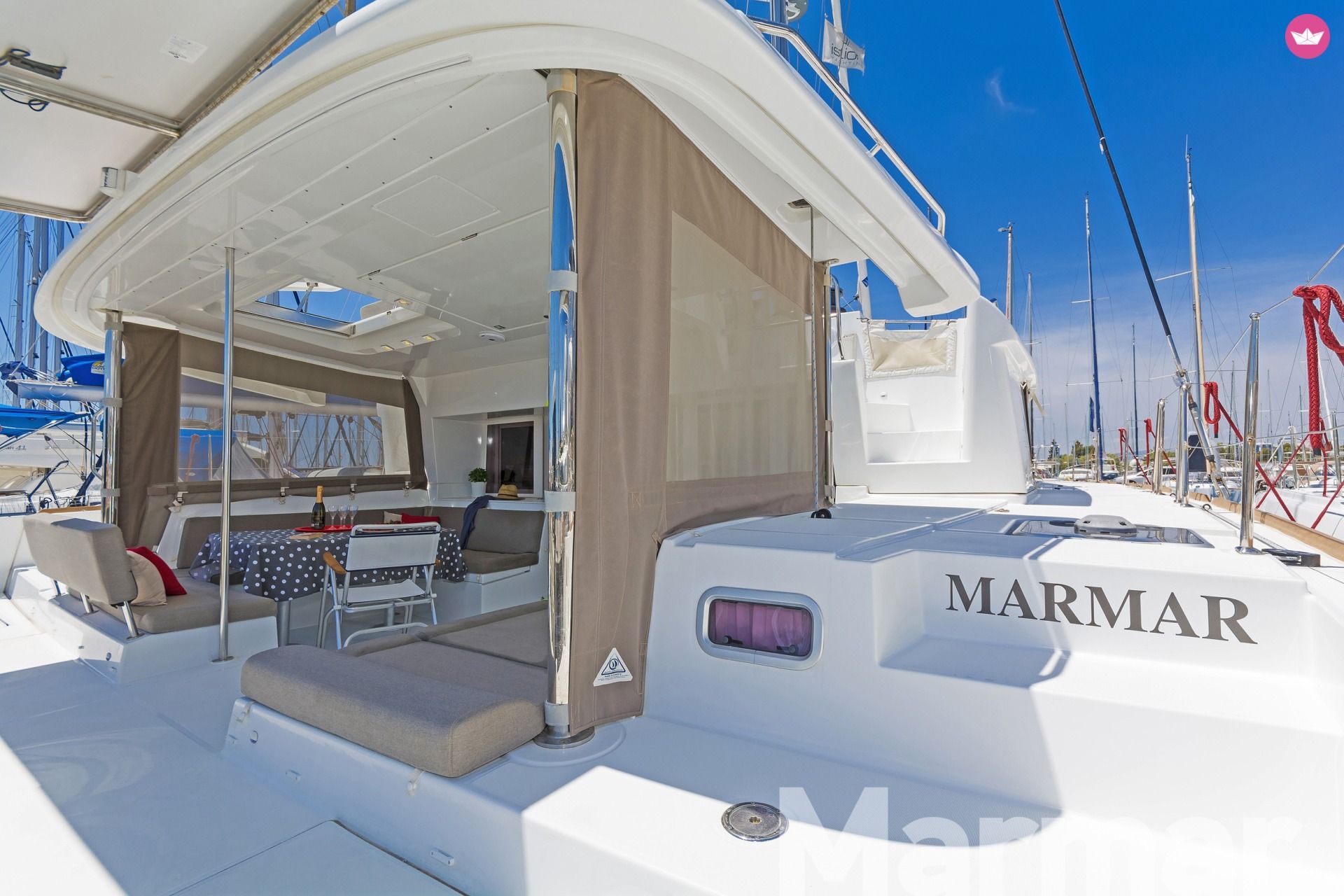 Charter Catamaran Lagoon 450F Athens