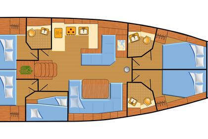 Location Voilier Bénéteau Oceanis 51.1 - 5 + 1 cab. Palma de Majorque
