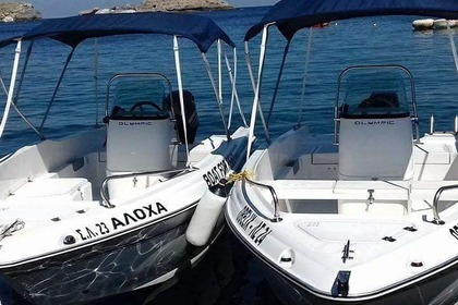 Charter Boat without licence  Olympic 500 Lindos