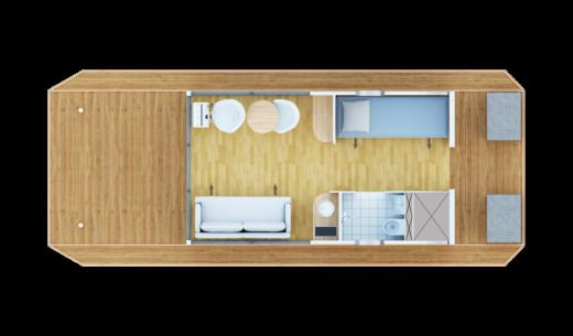 Houseboat Nautilus Hausboote Nautino maxi - führerscheinfrei Boot Grundriss