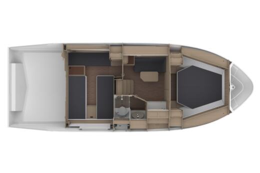 Motorboat Bavaria SR36 Boat layout