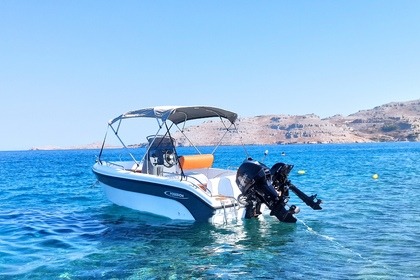 Rental Motorboat Poseidon Blue water 170 Lindos