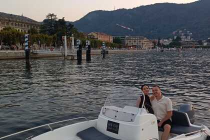 2h Rent Boat or 4h Lake Como