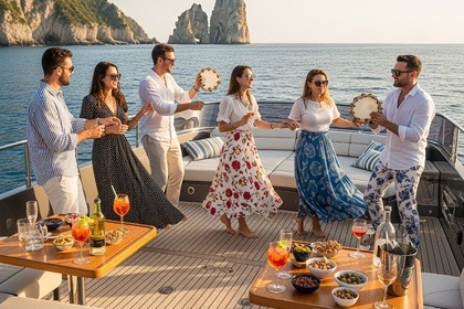 Noleggio Yacht a motore Capri Boat Tour Semi-Private with City Visit Sorrento