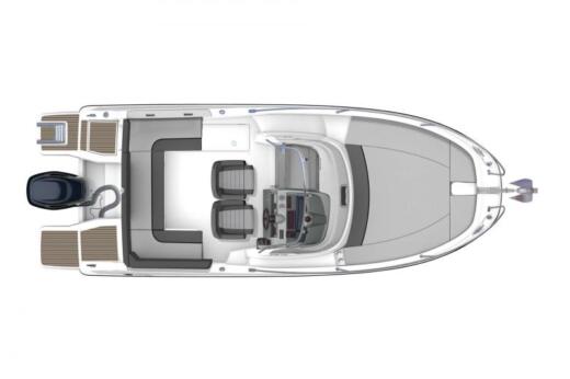 Motorboat Jeanneau Cap Camarat 6.5 Wa Boat layout