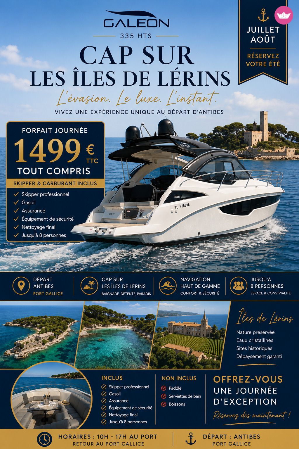 Yacht Galeon 335 hts 450cv